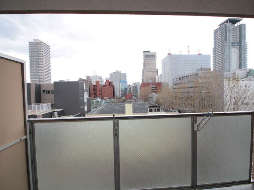 室内からの展望 クレ－ル北１０条