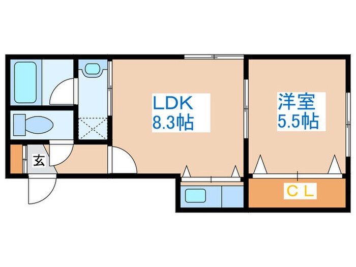 間取り図 ブランノワ－ル　ドゥカトル