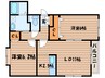 ノ－ヴァ３２・Ｂ 2LDKの間取り