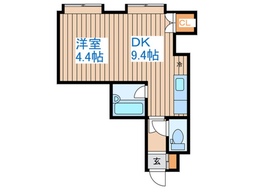 間取図 アルファシティ山鼻