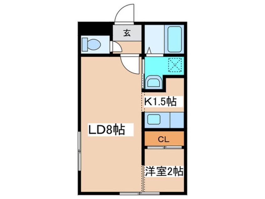 間取図 エルマ－ノＮ２３