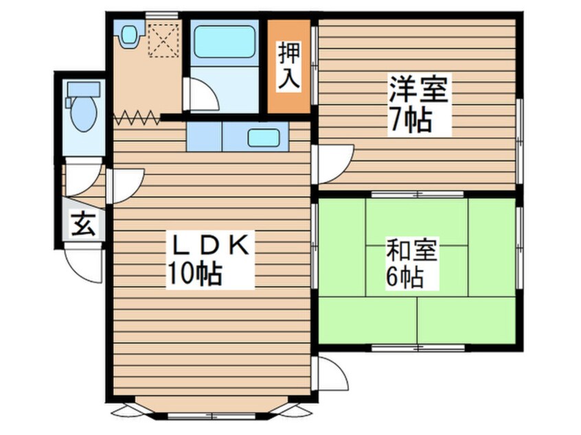 間取図 コ－ポ藤