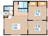 渡邊マンション 2LDKの間取り