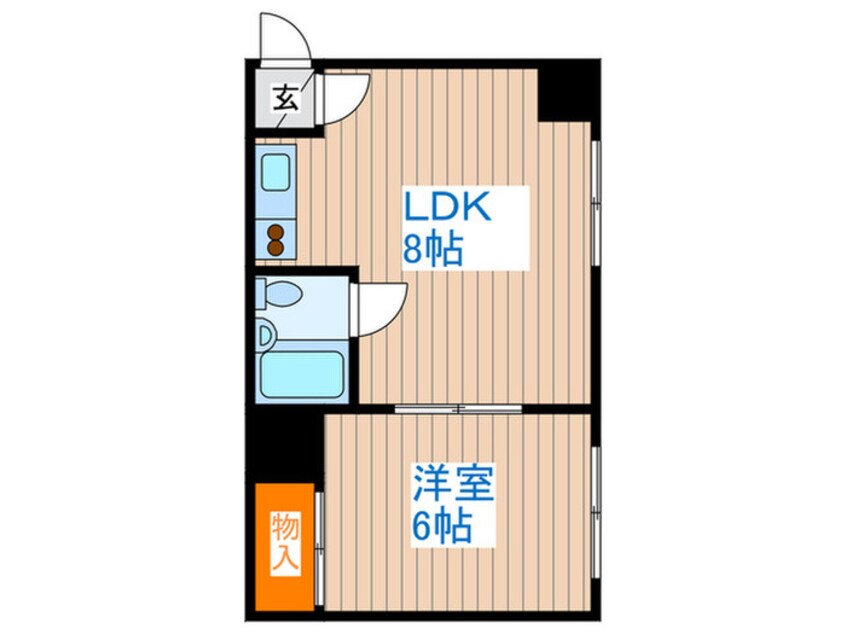 間取図 コスモハイツ