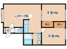 エルム２０ 2LDKの間取り