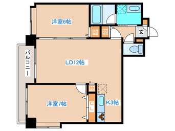間取図 NOVA知事公館前