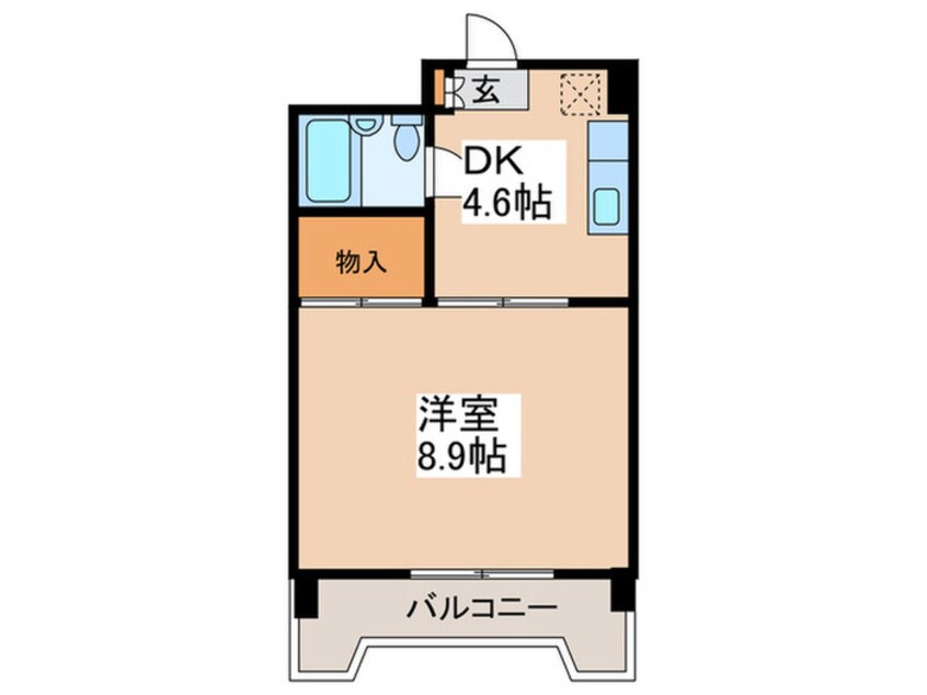 間取図 山水ビルサンスィ－トヴィラ