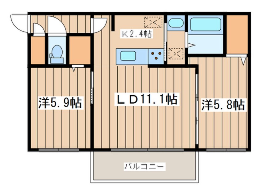 間取図 ｸﾞﾗﾝﾄﾞｻｸｾｽ創成川
