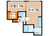 ＣＡＳＡ　Ｎ７ 1DKの間取り