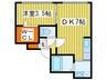 ＣＡＳＡ　Ｎ７ 1DKの間取り