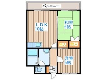 間取図 グランメール宮の沢