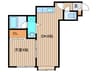 ヴェリ－ 1DKの間取り