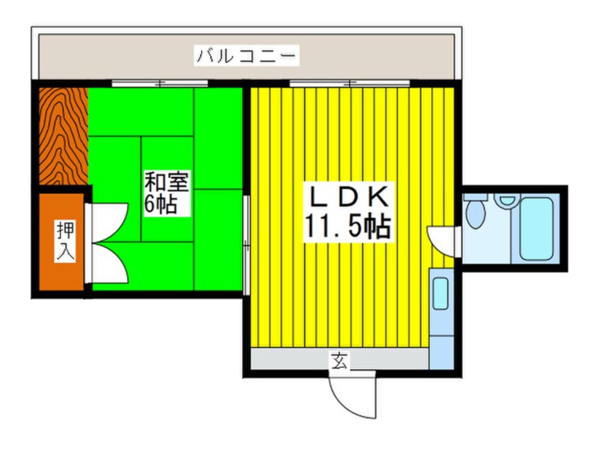 間取図 けいほくビレッジ