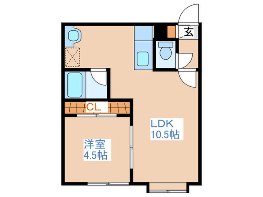 間取図 フォレスト中の島