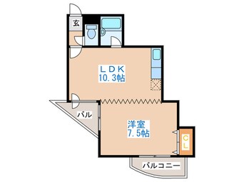 間取図 スタジオ１０８琴似