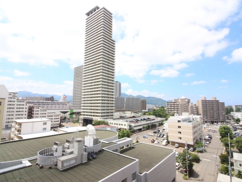 室内からの展望 スタジオ１０８琴似