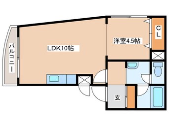 間取図 ウエストビレッジ２３