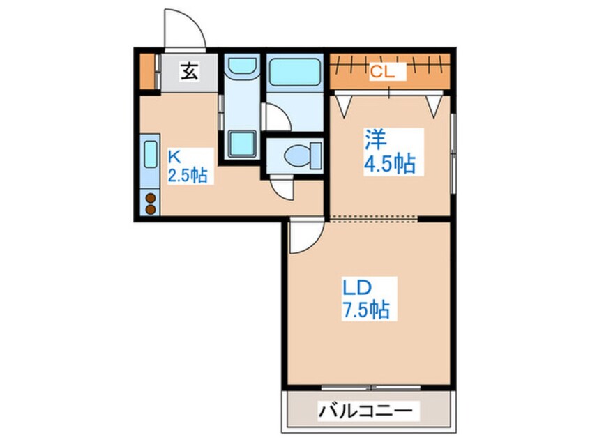 間取図 ウエストビレッジ２３