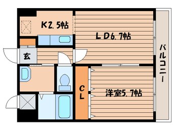 間取図 フォレストハイムＮ１８