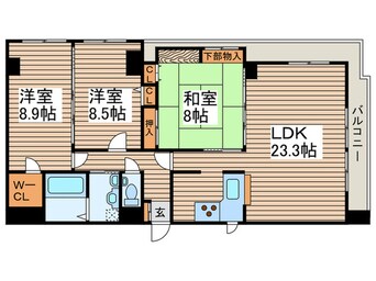 間取図 フォレストハイムＮ１８