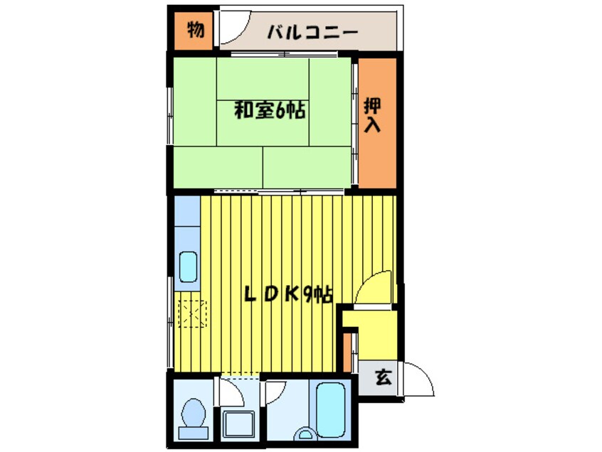 間取図 リベルティ－大通