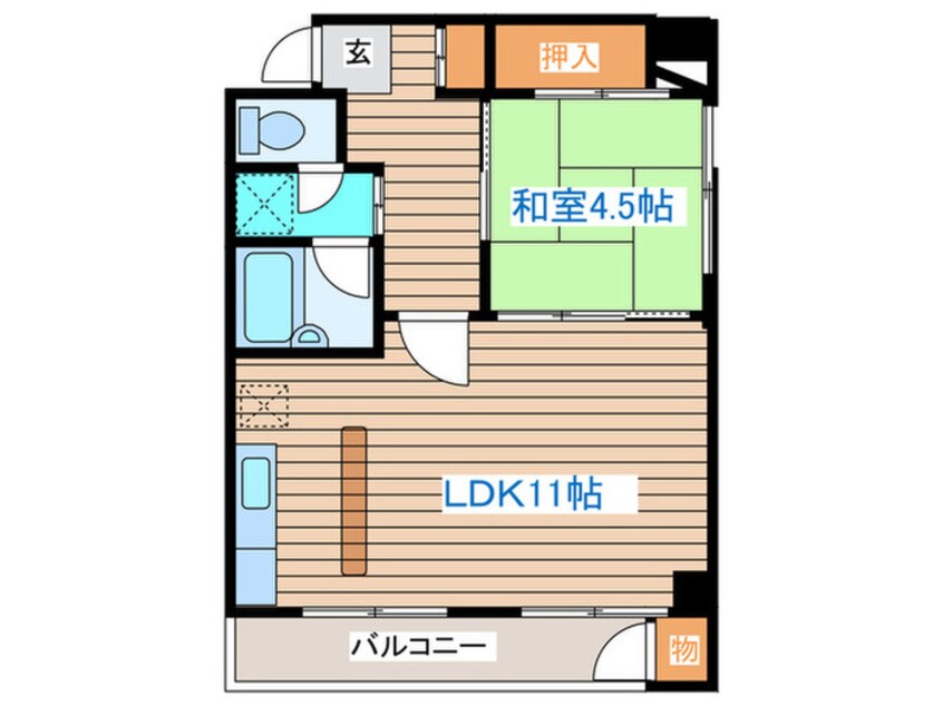 間取図 リベルティ－大通
