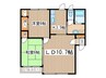 クレスト７ 2LDKの間取り