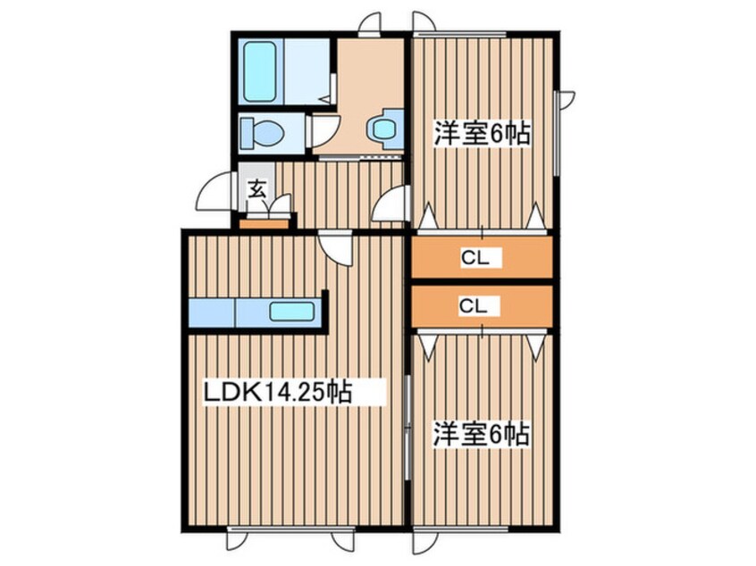 間取図 ドリ－バ－デン