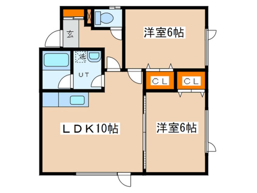 間取図 ドリ－バ－デン