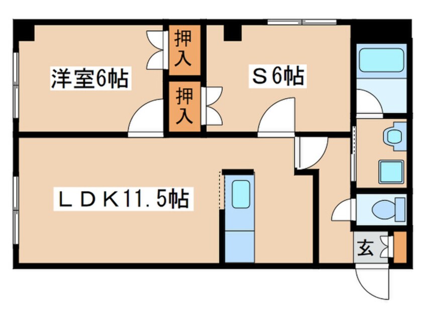 間取図 エルムハイツ