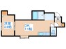 グランソレイユ南１条 1DKの間取り