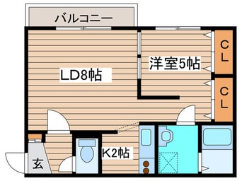 間取図 カトラン麻生