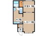 大志館 1LDKの間取り