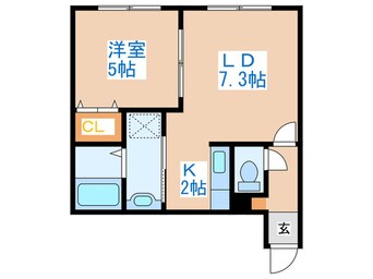間取図 エリア発寒Ａ
