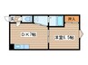 マンション３２ 1DKの間取り