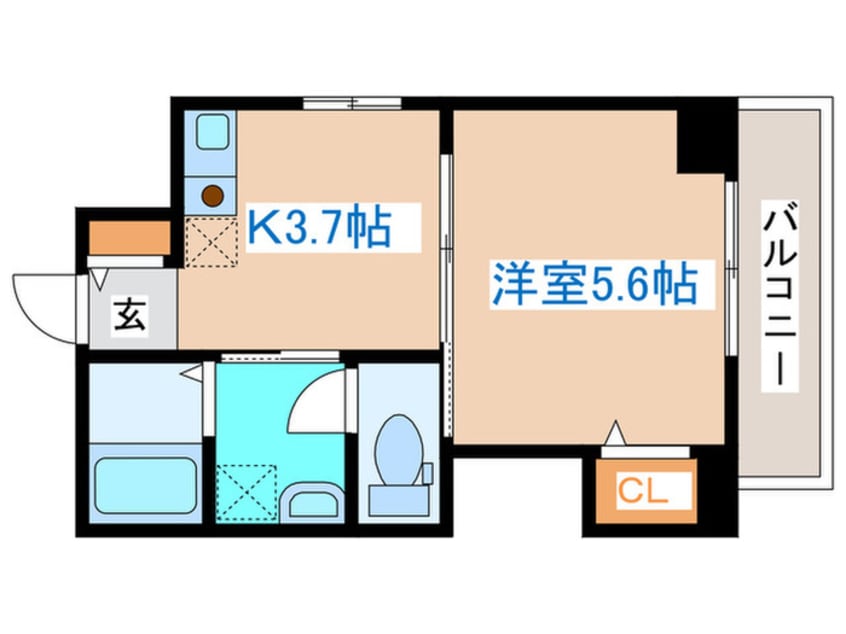 間取図 フォレストタワー・３５