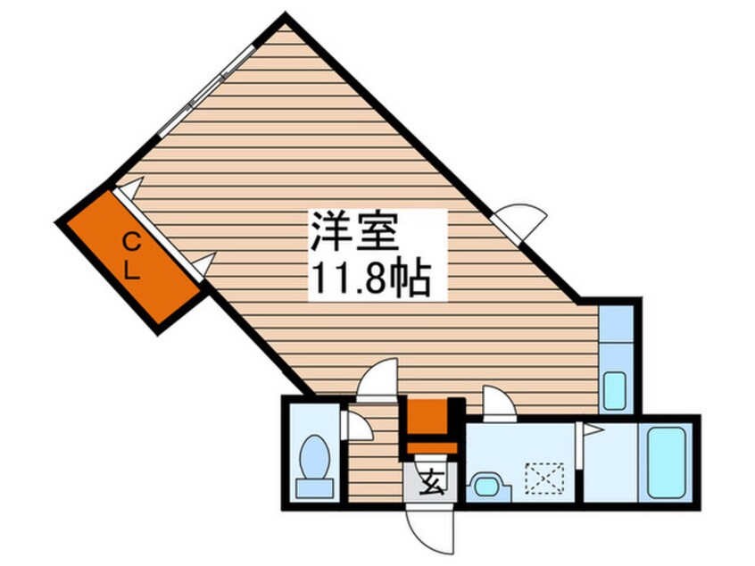 間取図 リヴィエール５５