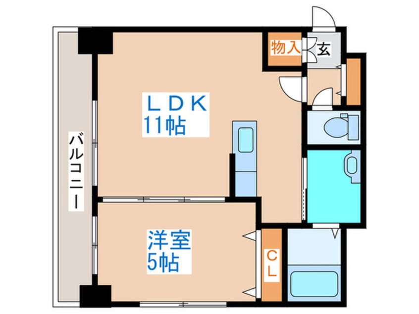 間取図 ブロス・ラ・リベルタ