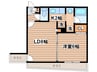 ＨＳ南平岸112 1LDKの間取り