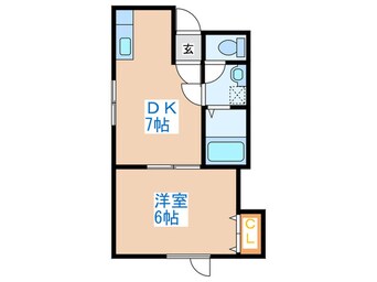 間取図 パルテ－ル発寒