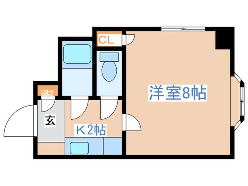 間取図 ハ－トランド平岸