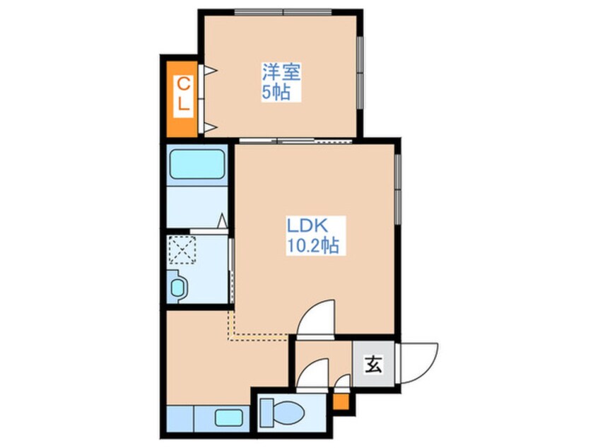間取図 アルページュ平岸