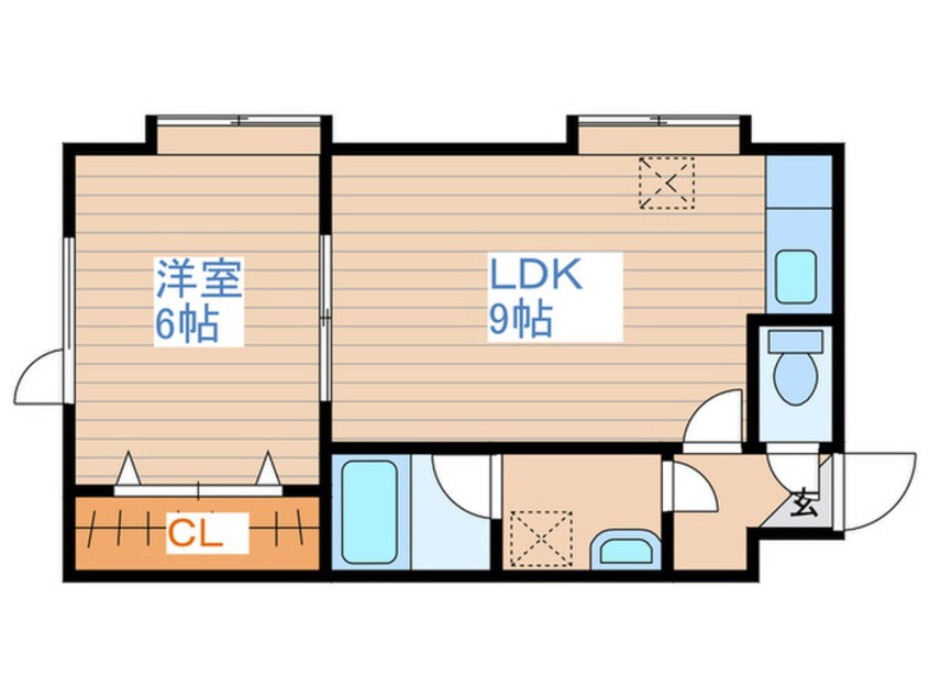 間取図 セイリングハウス南平岸