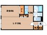 インタ－ナショナルビル 1LDKの間取り