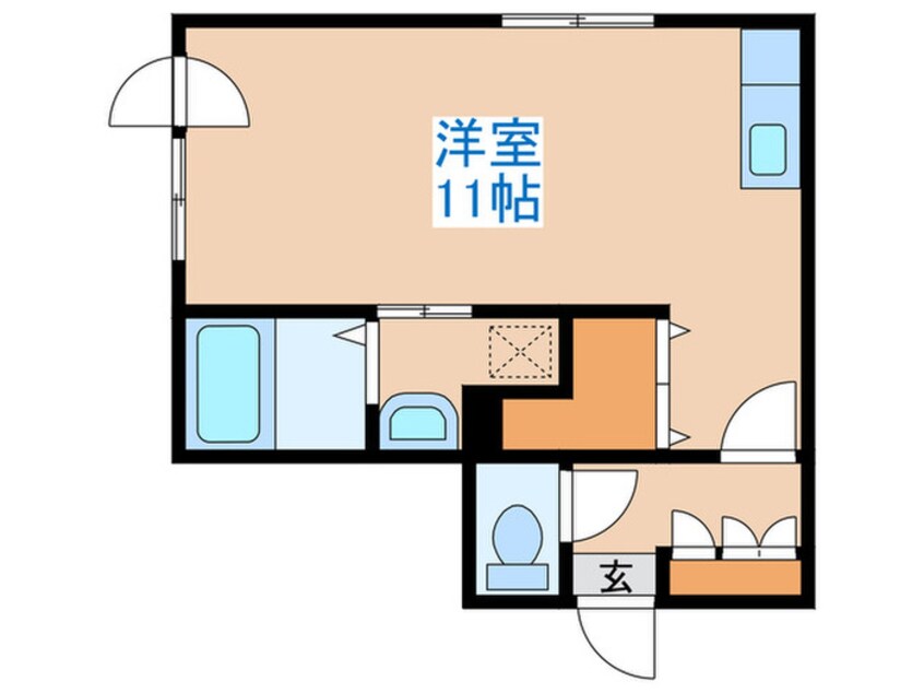 間取図 クローバーホーム美園