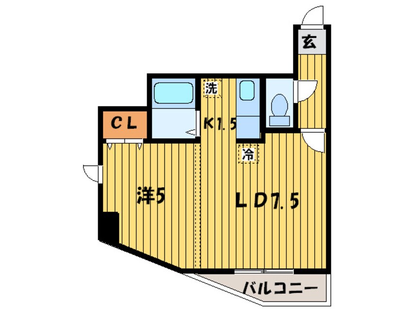 間取図 ミラバ澄川