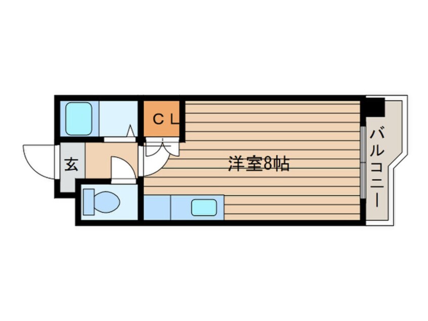 間取図 レスポワ－ル・フランセ