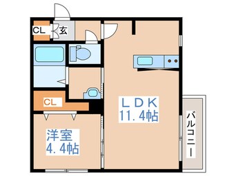 間取図 GLACIER澄川