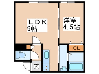 間取図 ラフィーネ豊平公園Ⅱ