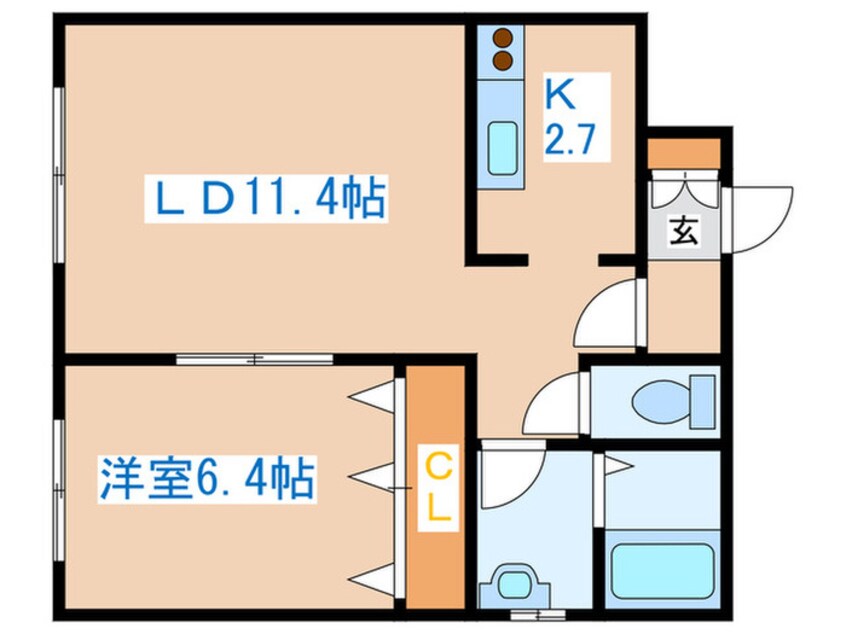 間取図 ルミナス琴似